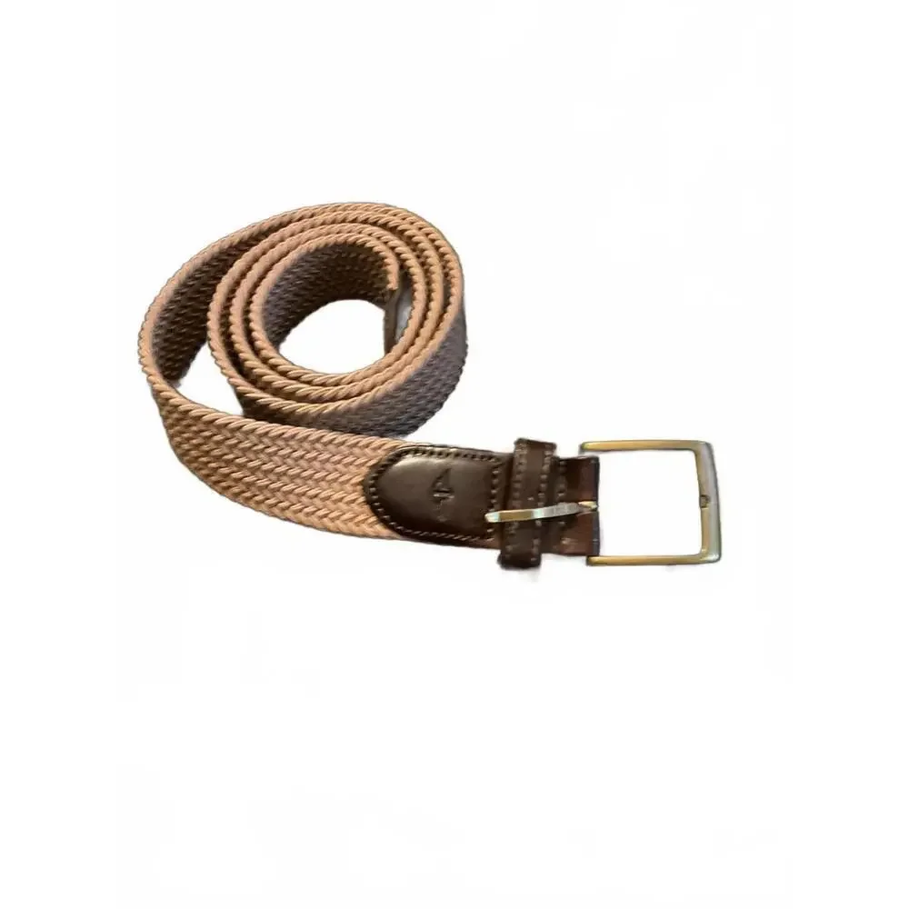 Dockers Leather and Woven Casual Belt Size 41”